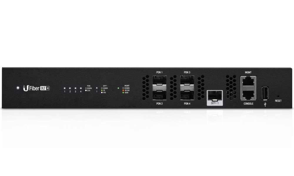 Ubiquiti UFiber OLT 4 - 4x GPON port, 1x SFP+ port, 35W + 1x UFiber GPON B+ modul