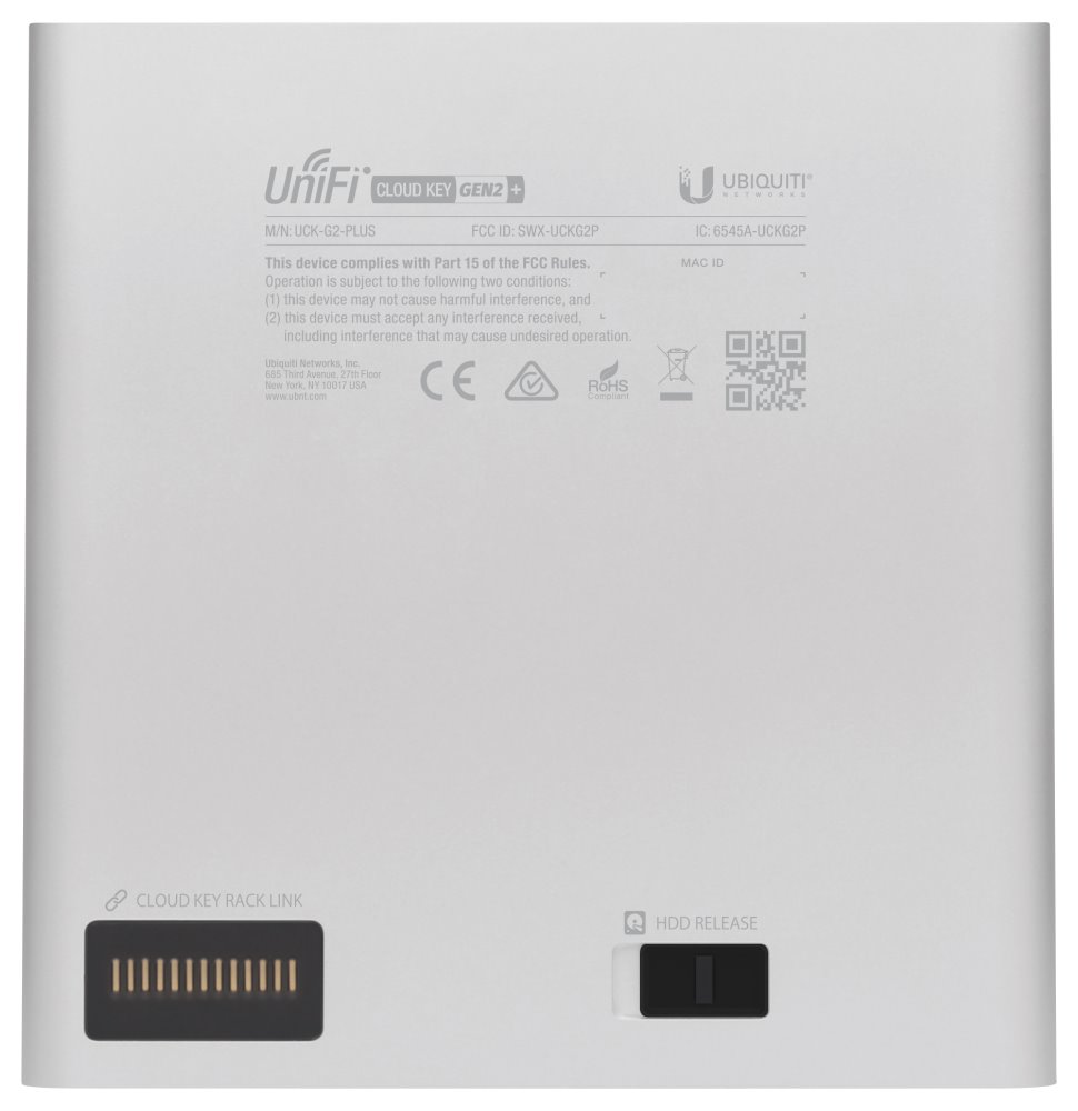 Ubiquiti UniFi Cloud Key Gen2 Plus - Konzole pro správu UniFi zařízení, Full UniFi OS, 1TB HDD, PoE (bez PoE injektoru)