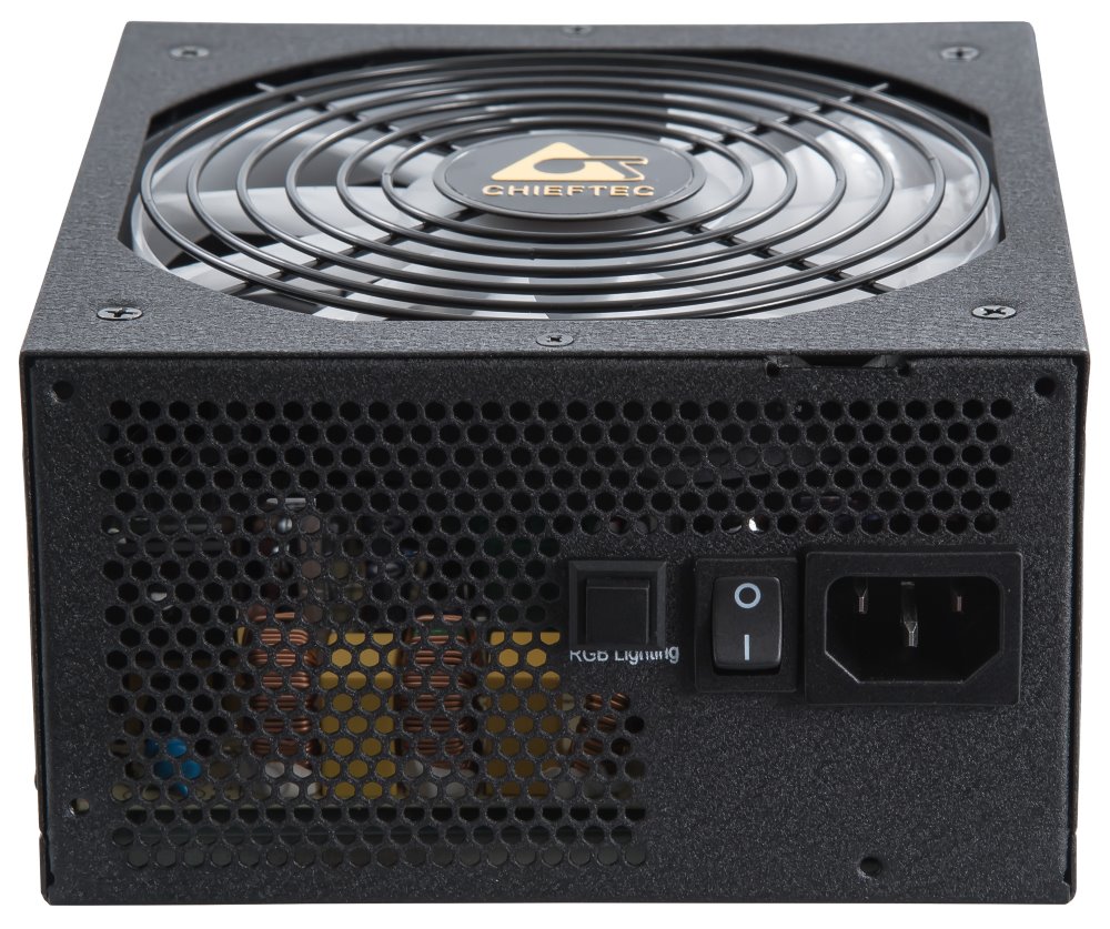 CHIEFTEC zdroj GDP-650C-RGB / Photon Gold Series / 650W / 140mm fan / akt. PFC / modulární kabeláž / 80PLUS Gold
