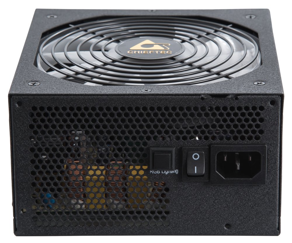 CHIEFTEC zdroj GDP-750C-RGB / Photon Gold Series / 750W / 140mm fan / akt. PFC / modulární kabeláž / 80PLUS Gold