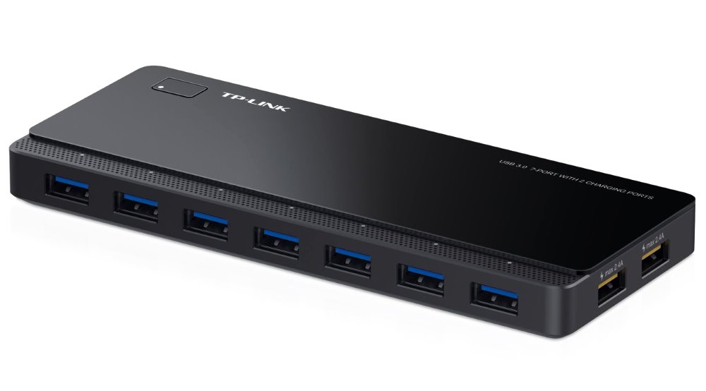 TP-Link UH720 Rozbočovač se 7 porty USB 3.0, s 2 porty pro nabíjení (2.4A max)