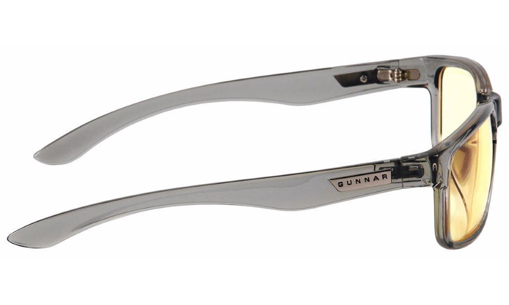 GUNNAR kancelářske/herní brýle ENIGMA SMOKE * jantárová skla * BLF 65 * GUNNAR focus