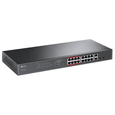 TP-Link TL-SL1218MP - 16-portový 10/100Mb/s + 2-portový gigabitový Unmanaged PoE Switch