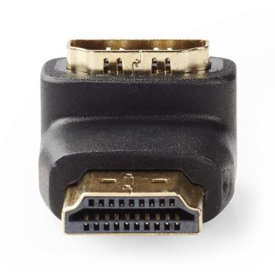 NEDIS adaptér HDMI úhlový 90°/ HDMI konektor - HDMI zásuvka/ černý/ box