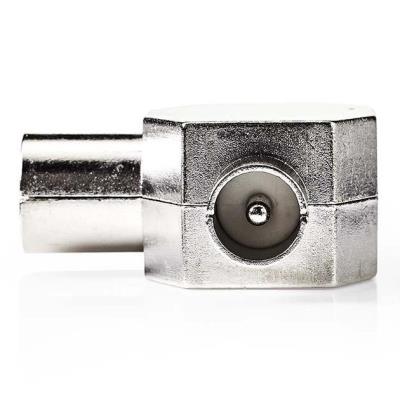 NEDIS koaxiální rozbočovač/ 2x IEC (koaxiální) zástrčka - IEC (koaxiální) zásuvka/ kov/ BOX