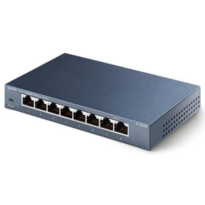 TP-Link TL-SG108/ switch 8x 10/100/1000Mbps/ kovový/  GREEN