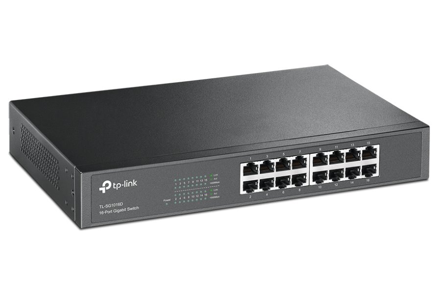 TP-Link TL-SG1016D/ switch 16x 10/100/1000Mbps/ desktop/ rack-mount