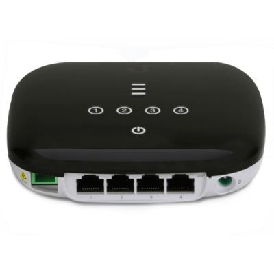 Ubiquiti UFiber WIFI - GPON klientská jednotka s Wi-Fi, 802.11n, 4x Gbit RJ45, SC/APC port, PoE 24V