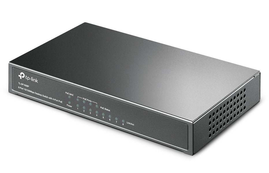 TP-Link TL-SF1008P/ POE switch 8x LAN/4xPOE