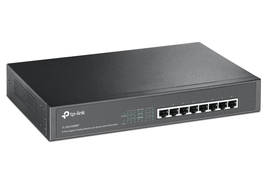 TP-Link TL-SG1008MP - 8-portový gigabitový stolní Switch s 8-portovým PoE +