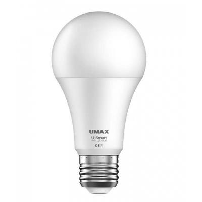 UMAX chytrá LED žárovka U-Smart Wifi Bulb/ Wi-Fi/ E27/ 8W/ 110-250V/ čeština/ RGB/ stmívatelná