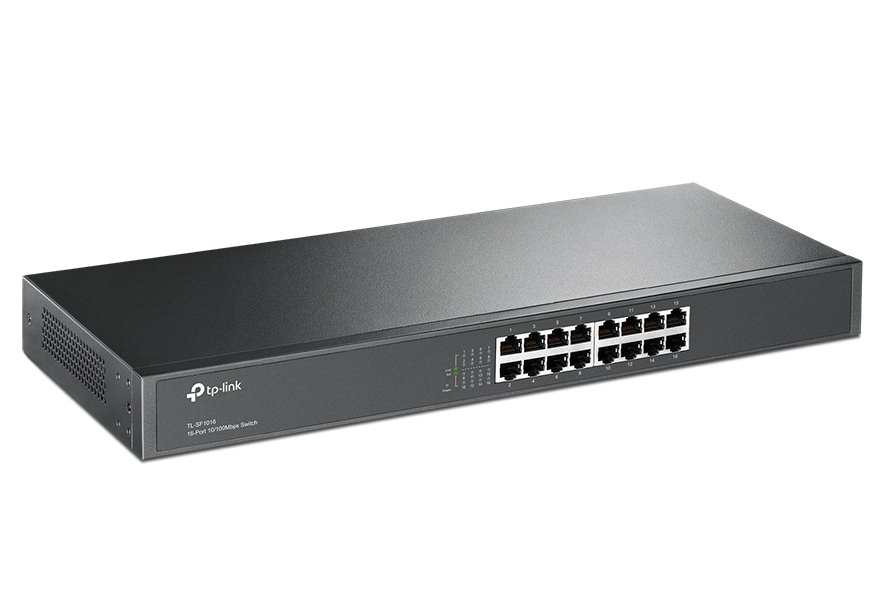 TP-Link TL-SF1016/ switch 16x 10/100Mbps/ 19"rackmount