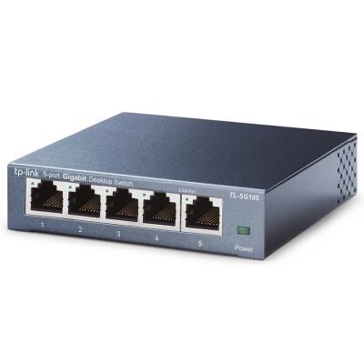TP-Link TL-SG105 / switch 5x 10/100/1000Mbps/ kovový - GREEN
