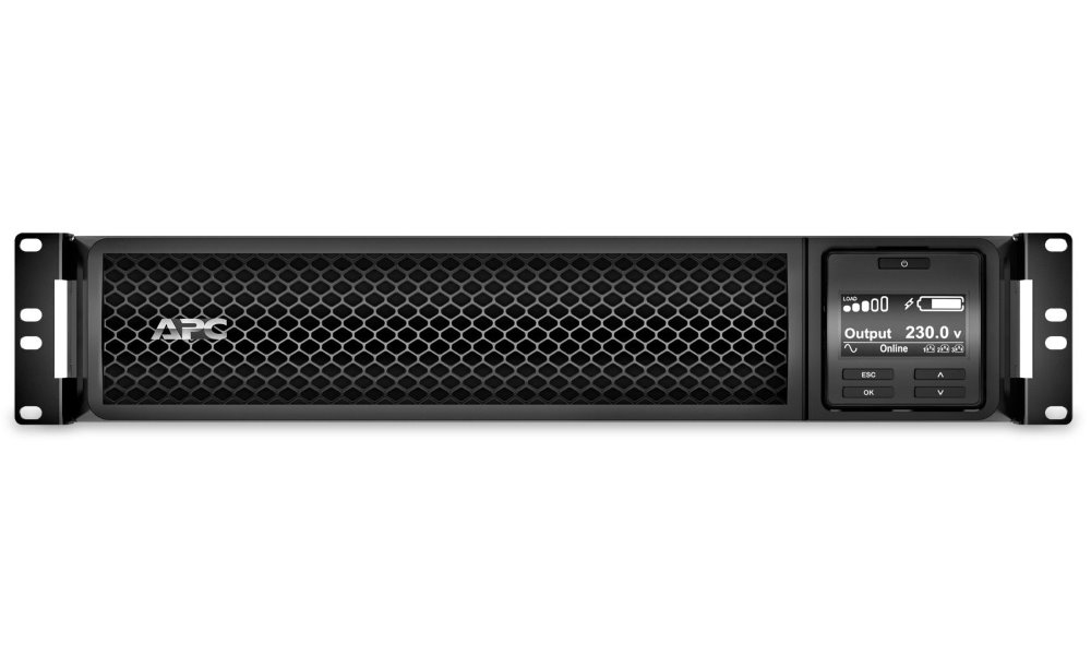 APC Smart-UPS SRT 1500VA (1500W)/ 2U/ RACK MOUNT/ ONLINE/ 230V/ LCD/ with Network Card (AP9631)