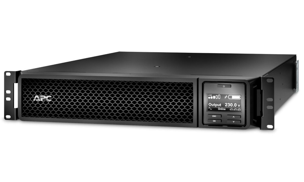 APC Smart-UPS SRT 1500VA (1500W)/ 2U/ RACK MOUNT/ ONLINE/ 230V/ LCD/ with Network Card (AP9631)