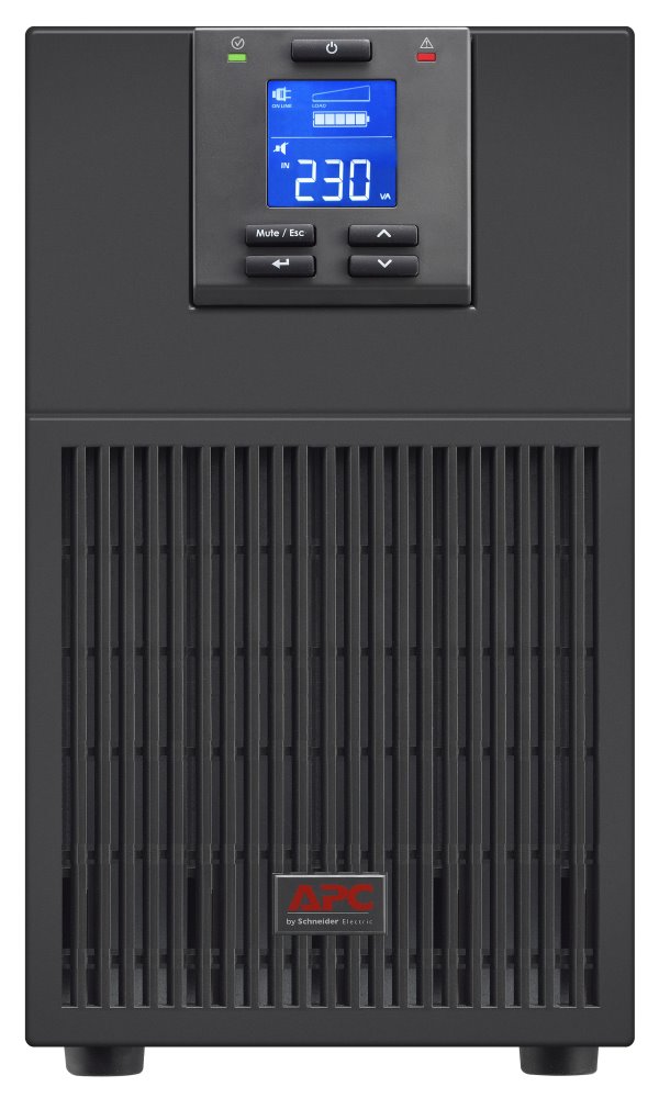 APC Easy-UPS SRV 3000VA (2400W)/ ONLINE/ 230V/ LCD/ 6x IEC zásuvka