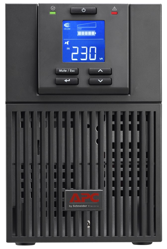 APC Easy-UPS SRV 1000VA (800W)/ ONLINE/ 230V/ LCD/ 3x IEC zásuvka