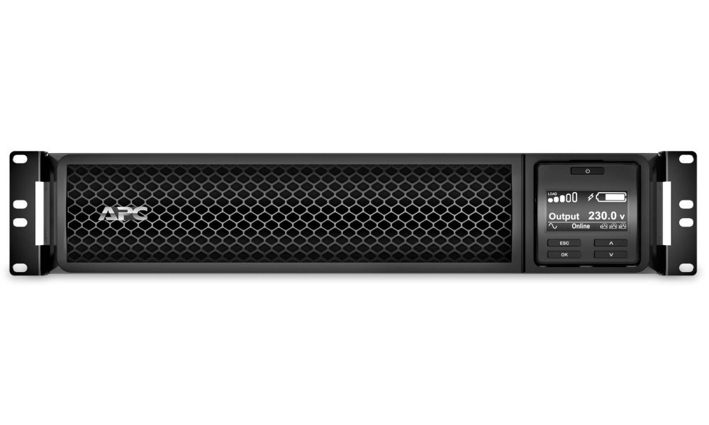 APC Smart-UPS SRT 1000VA (1000W)/ 2U/ RACK MOUNT/ ONLINE/ 230V/ LCD/ with Network Card (AP9631)