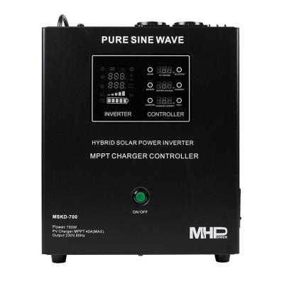 MHPower záložní zdroj MHPower MSKD-700-12, UPS, 700W, čistý sinus, 12V, solární regulátor MPPT