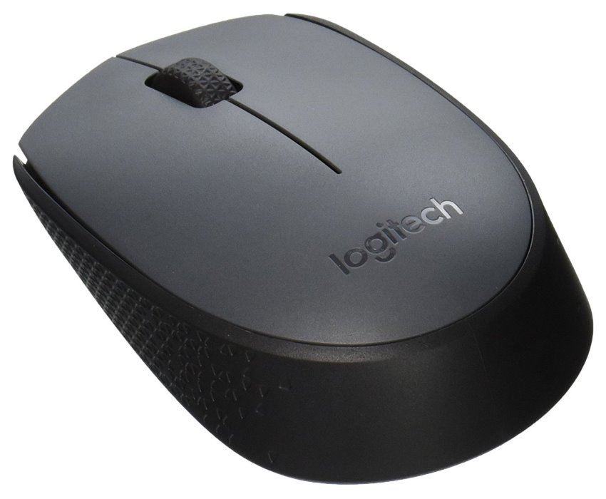 Logitech myš M170/ Bezdrátová/ Optická/ 1000dpi/ USB přijímač/ Sivá