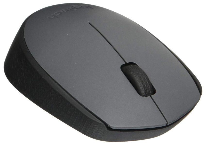 Logitech myš M170/ Bezdrátová/ Optická/ 1000dpi/ USB přijímač/ Sivá