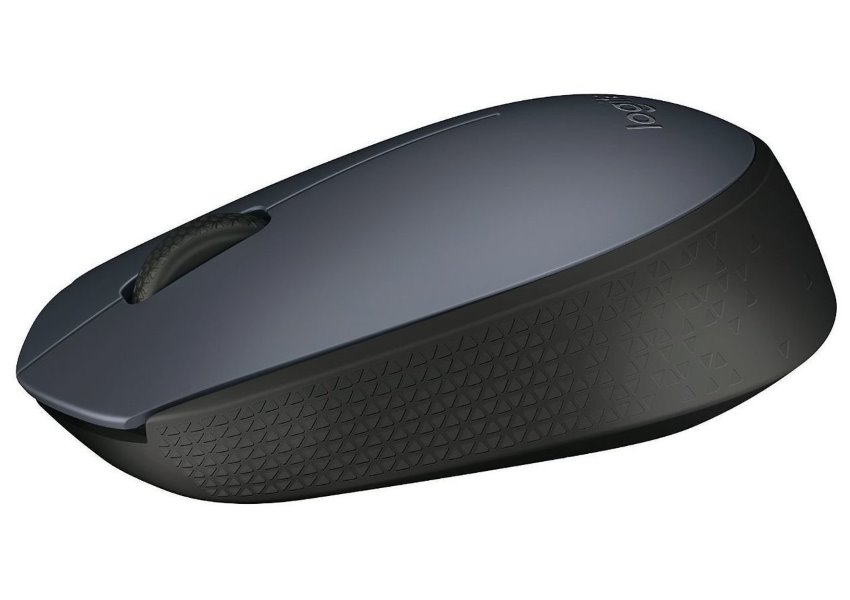 Logitech myš M170/ Bezdrátová/ Optická/ 1000dpi/ USB přijímač/ Sivá