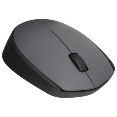 Logitech myš M170/ Bezdrátová/ Optická/ 1000dpi/ USB přijímač/ Sivá