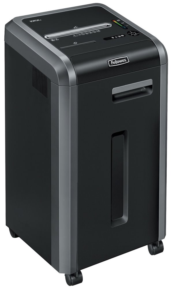 FELLOWES skartovač 225 Ci/ křížový řez 4x38 mm/ objem koše 60 l/ certifikát NBÚ/ stupeň utajení P-4 (důvěrné)/ černý