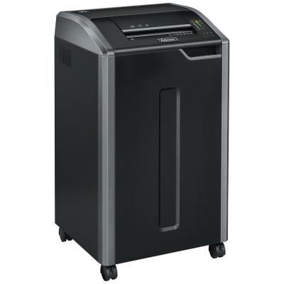 FELLOWES skartovač 425 Ci/ křžový řez 4x30 mm/ objem koše 114 l/ stupeň utajení P-4 (důvěrné)/ černý
