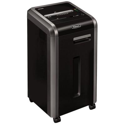 FELLOWES skartovač 225 Mi/ křížový mikrořez 2x12 mm/ objem koše 60 l/ stupeň utajení P-5 (tajné)/ černý