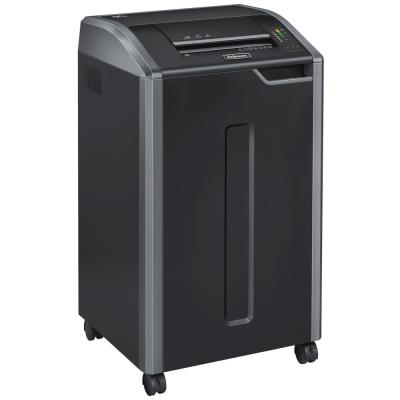 FELLOWES skartovač 425 i/ přímý řez 5,8 mm/ objem koše 114 l/ stupeň utajení P-2/ černý