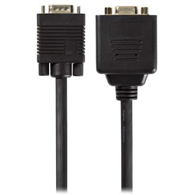 NEDIS rozbočovač kabel VGA/ 1x VGA (M) - 2x VGA (F)/ 20cm/ černý
