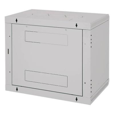 Triton 19' rozvaděč jednodílný 12U/395mm vylamovací otvor pro ventilátor RAL7035