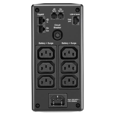 APC Back-UPS Pro BR 650VA (390W)/ LINE-INTERAKTIVNÍ/ AVR/ 230V/ LCD/ 6x IEC zásuvka