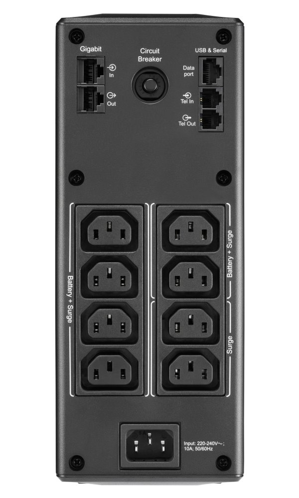 APC Back-UPS Pro BR 1600VA (960W)/ LINE-INTERAKTIVNÍ/ AVR/ 230V/ LCD/ 8x IEC zásuvka