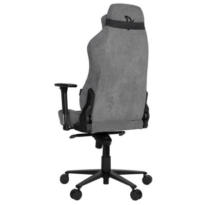 AROZZI herní židle VERNAZZA Soft Fabric Ash/ povrch Elastron/ popelavá