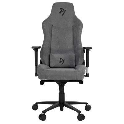 AROZZI herní židle VERNAZZA Soft Fabric Ash/ povrch Elastron/ popelavá