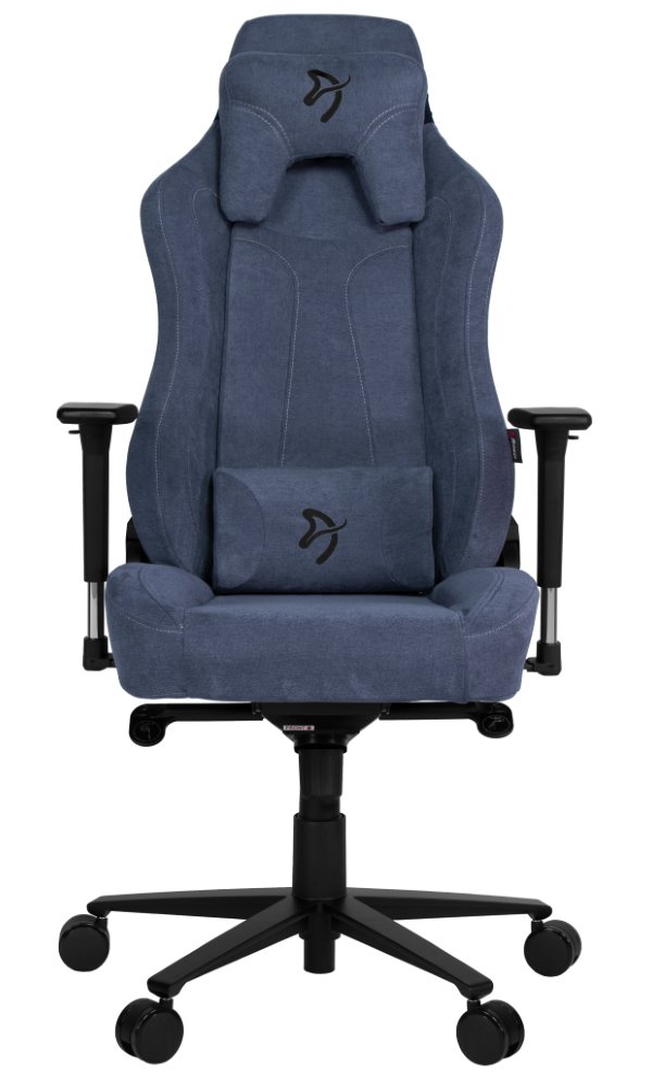 AROZZI herní židle VERNAZZA Soft Fabric Blue/ povrch Elastron/ modrá