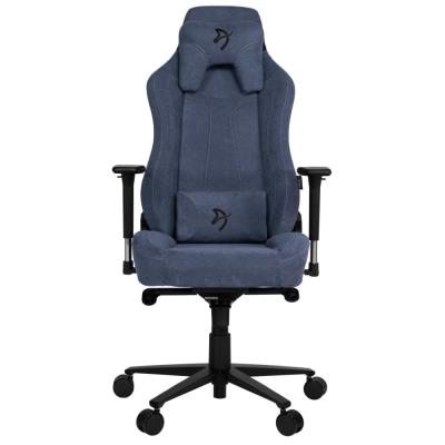 AROZZI herní židle VERNAZZA Soft Fabric Blue/ povrch Elastron/ modrá