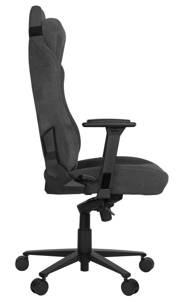 AROZZI herní židle VERNAZZA Soft Fabric Dark Grey/ povrch Elastron/ tmavošedá