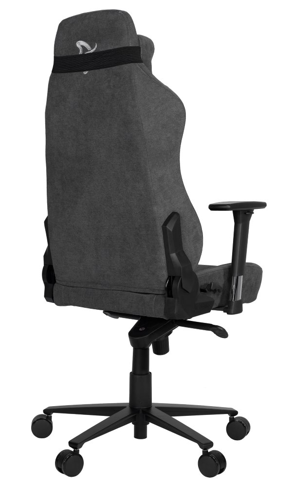 AROZZI herní židle VERNAZZA Soft Fabric Dark Grey/ povrch Elastron/ tmavošedá