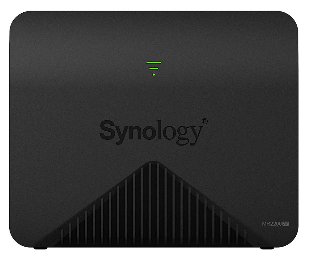 Synology MR2200ac Mesh router 2,4GHz / 5GHz 802.11a/b/g/n/ac 4C/717MHz/256MBRAM/1xUSB3.0/1xGbEWAN, 1xGbELAN