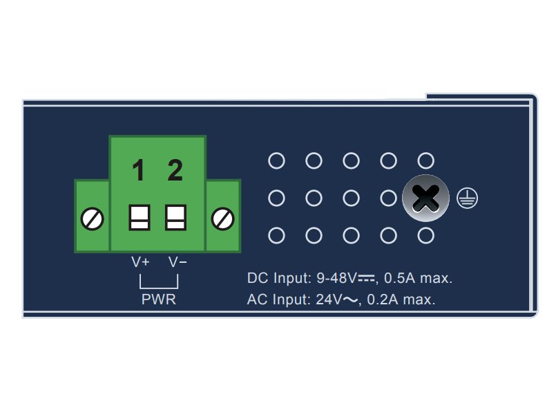 Planet IGT-815AT konvertor 1x 100/1000Base-T,1x SFP 100/1000-X, ESD+EFT, IP30, -40 až 75°C, malý rozměr