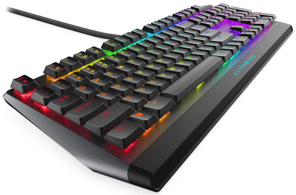 DELL klávesnice Alienware Low-profile RGB Mechanical Gaming Keyboard/  AW510K/ US/ Int./ mezinár./ Dark Side of th Moon