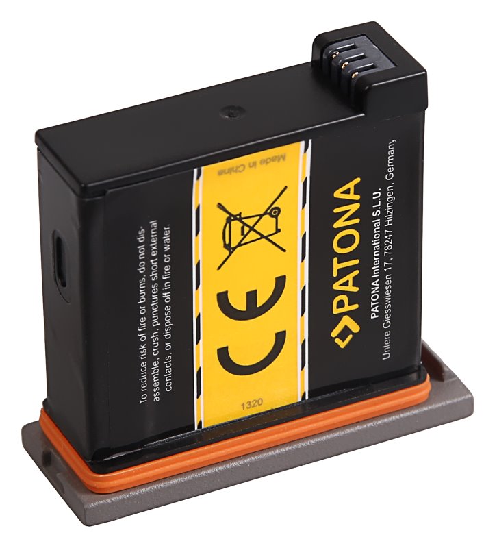 PATONA baterie pro digitální kameru DJI Osmo Action 1220mAh Li-Ion 3,85V DJI0630