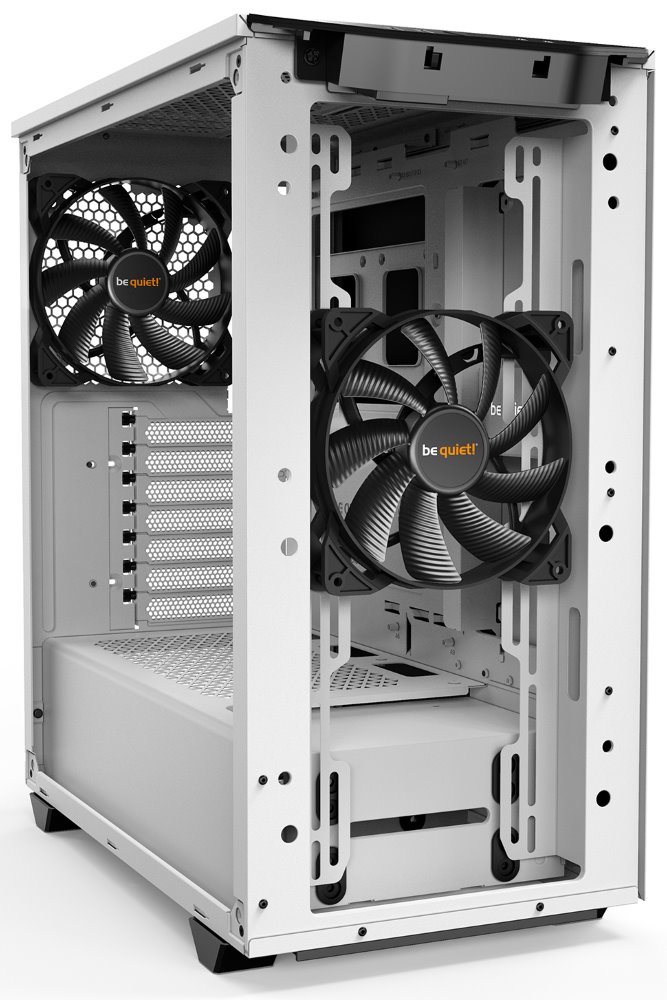 Be quiet! skříň PURE BASE 500 Window / MidT / bez zdroje / 2xUSB 3.0 / průhledná bočnice / bílá