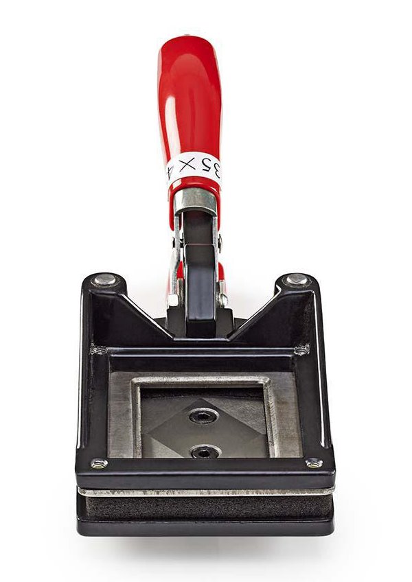 NEDIS řezačka pasových fotografií/ velikost řezu 35 x 45 mm/ kov/ černá