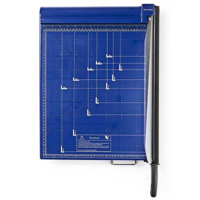 NEDIS řezačka na papír/ formát A3/ velikost řezu 297 x 420 mm/ kovová čepel/ černo-modrá