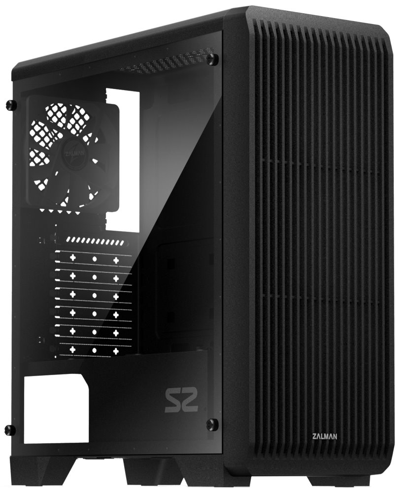Zalman skříň S2 / Middle tower / ATX / USB 3.0 / USB 2.0 / průhledná bočnice