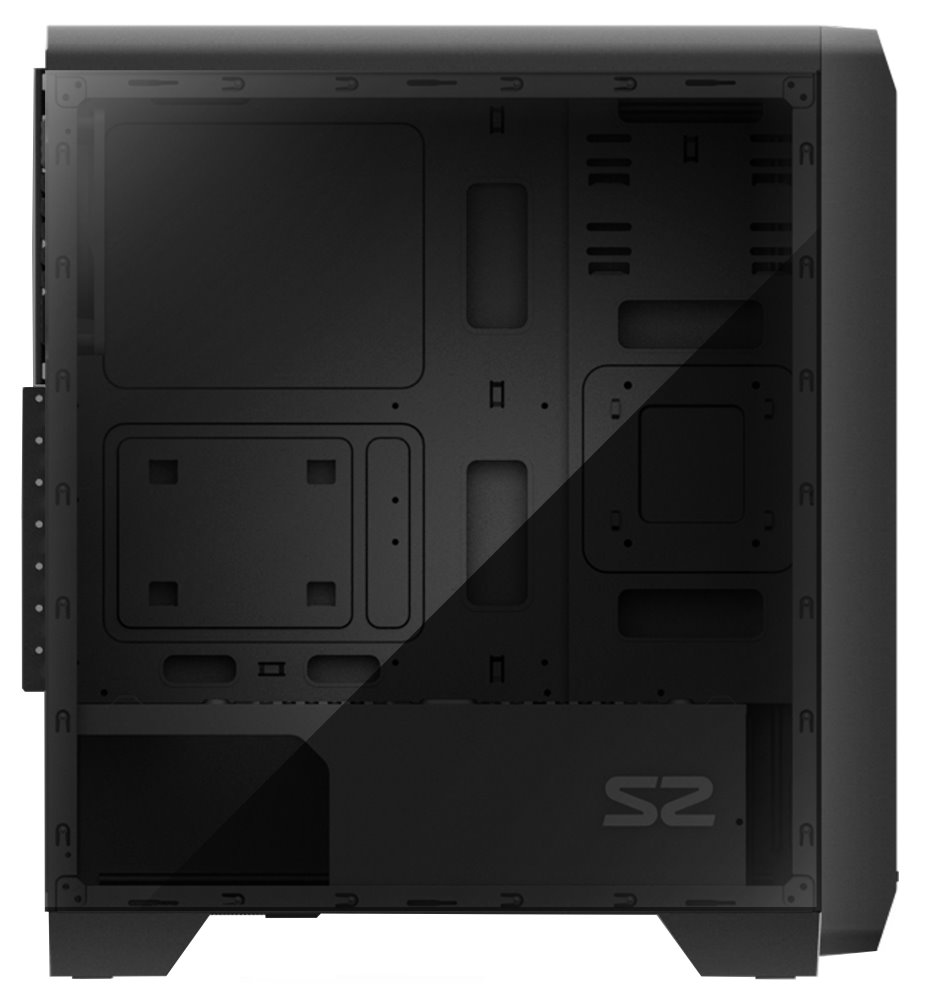 Zalman skříň S2 / Middle tower / ATX / USB 3.0 / USB 2.0 / průhledná bočnice